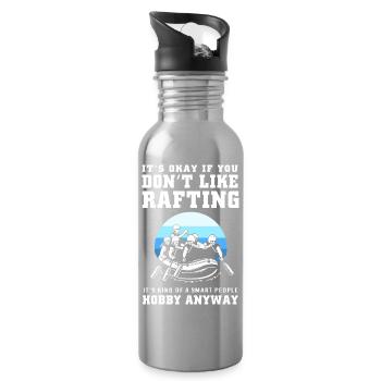 Rafting Kayaking Kayaking Paddle Boat - Water bottle with straw - silver - Right