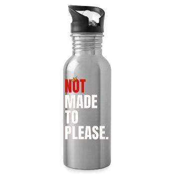 NOT1 - Water bottle with straw - silver - Right