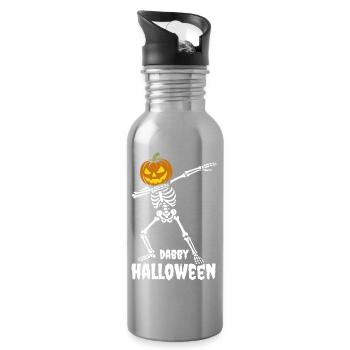 Dabby Halloween - Halloween Dab Dance Squelette - Gourde avec paille intégrée - argent clair - Droite