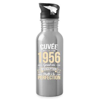 1956 – Aged to perfection - Water bottle with straw - silver - Right