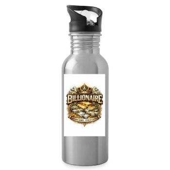 FDCA8CF6-CA34-48B6-909A-5894FB819127 - Water bottle with straw - silver - Right