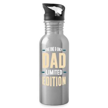 Father Limited Edition - Water bottle with straw - silver - Right