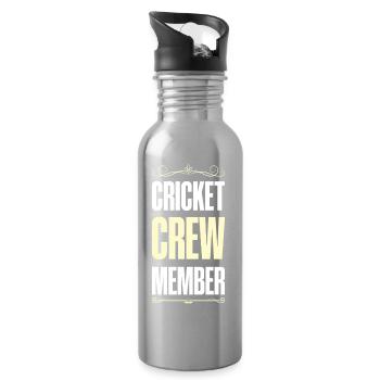 Cricket Crew - Trinkflasche mit integriertem Trinkhalm - Lightsilver - Rechts
