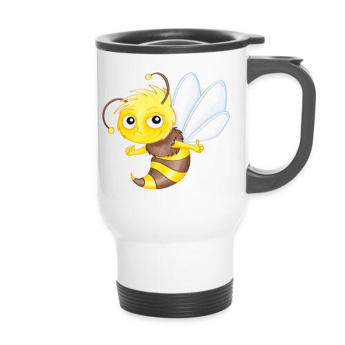 kleine Biene - Thermobecher mit Tragegriff