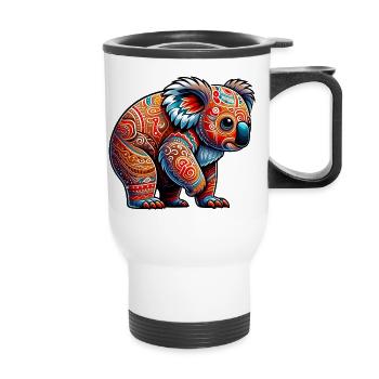Koala - Thermobecher mit Tragegriff - Weiß - Vorne