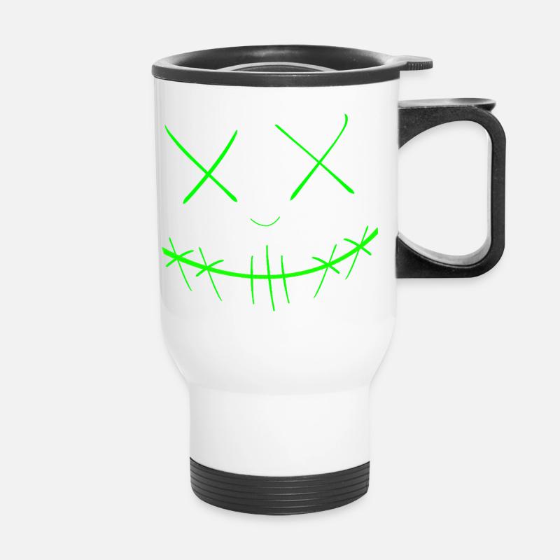 Visage - Tasse isotherme avec poignée - blanc