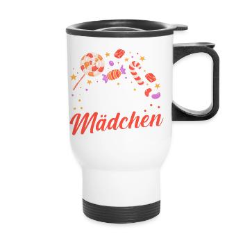 Sweets Sweet Tooth Cute Girl - Thermal mug with handle - white - Front