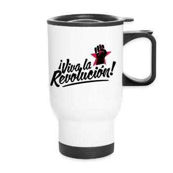 revolution fist - Tasse isotherme avec poignée - blanc - Devant