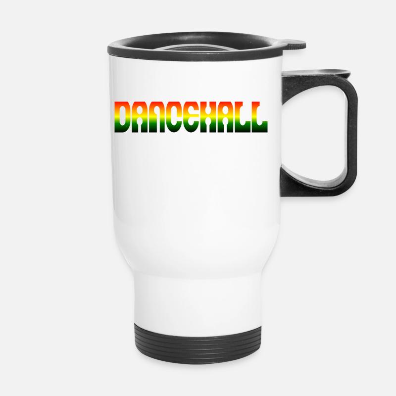 Dancehall - Thermal mug with handle - white