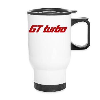 GT Turbo - Thermobecher mit Tragegriff - Weiß - Vorne
