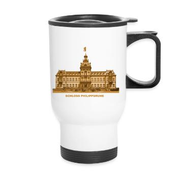Palais Philippsruhe Baroque Hanau Hessen Museum - Tasse isotherme avec poignée - blanc - Devant