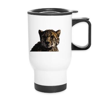 GUÉPARD - Tasse isotherme avec poignée - blanc - Devant