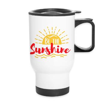 SOYEZ LE SOLEIL - Tasse isotherme avec poignée - blanc - Devant
