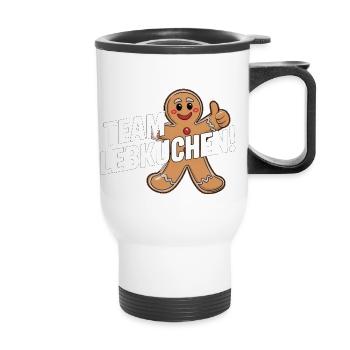 L’équipe Gingerbread ! - Tasse isotherme avec poignée - blanc - Devant