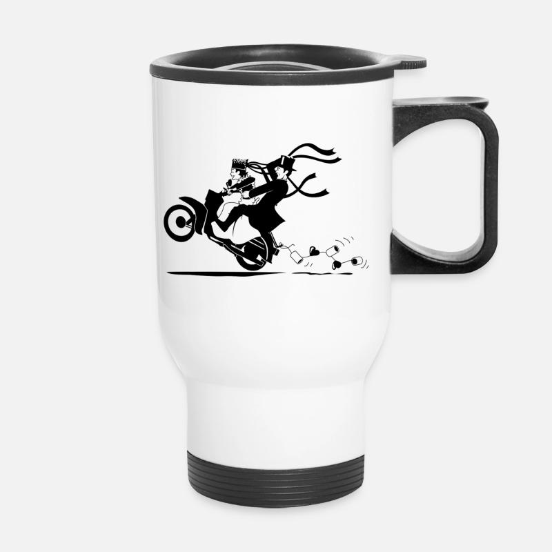 SERBSKI KVASS - Tasse isotherme avec poignée - blanc