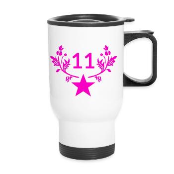 Birthday - Thermal mug with handle - white - Front