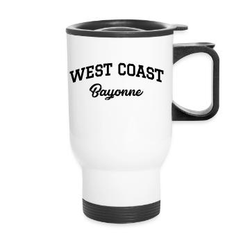 WEST COAST Bayonne - Tasse isotherme avec poignée - blanc - Devant