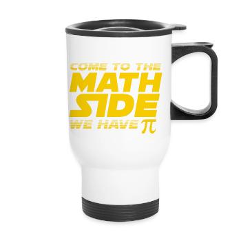 CÔTÉ MATH - Tasse isotherme avec poignée - blanc - Devant