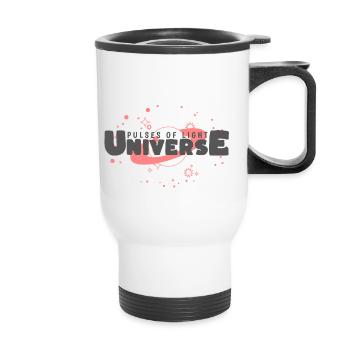 Universum - Thermobecher mit Tragegriff - Weiß - Vorne
