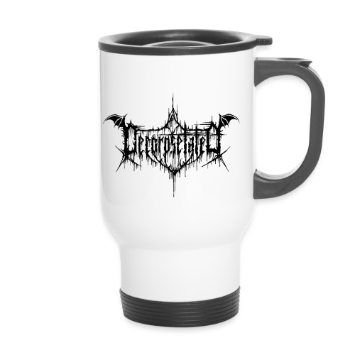 Decorpsetated Logo Black - Thermal mug with handle