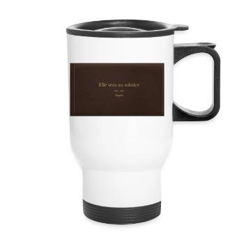 Elle sera au solstice - Tasse isotherme avec poignée - blanc - Devant