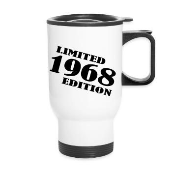 Jahr 1968 limited edition - Thermobecher mit Tragegriff - Weiß - Vorne