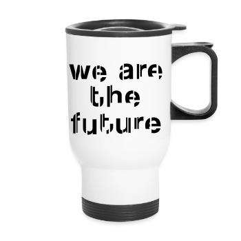 Citation - Tasse isotherme avec poignée - blanc - Devant