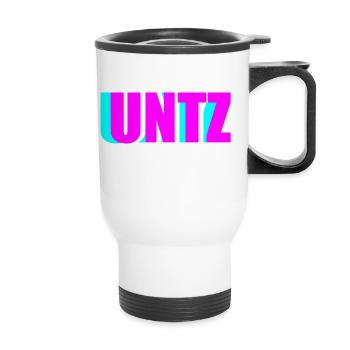 Untz Rave - Thermobecher mit Tragegriff - Weiß - Vorne