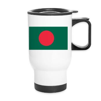 Bangladesh - Thermal mug with handle - white - Front