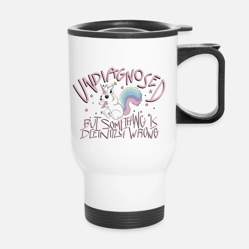 Non diagnostiqué - Tasse isotherme avec poignée - blanc