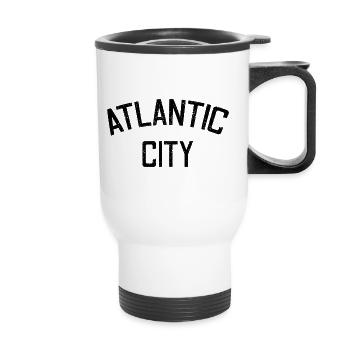 Atlantic City - Est. 1854 - New Jersey - USA - Thermobecher mit Tragegriff - Weiß - Vorne