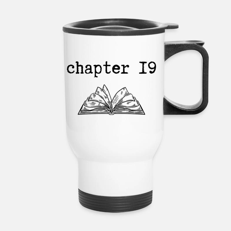chapter 19 Birthday - Thermal mug with handle - white