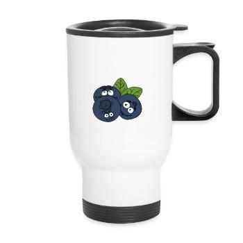 Myrtille - Tasse isotherme avec poignée - blanc - Devant