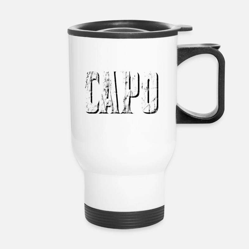 capo - Thermal mug with handle - white