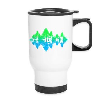 Bruit de la nature (printemps) - Tasse isotherme avec poignée - blanc - Devant