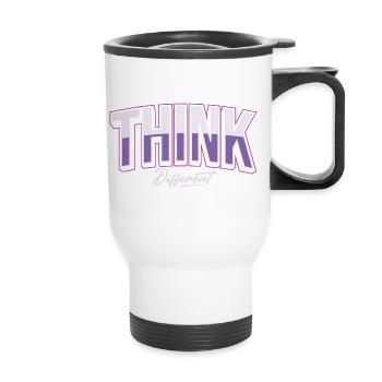 Think Different - Thermal mug with handle - white - Front