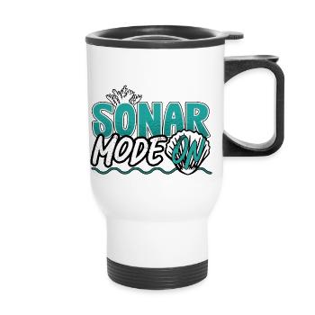 Marine Science Design for an Ocean Student - Thermal mug with handle - white - Front