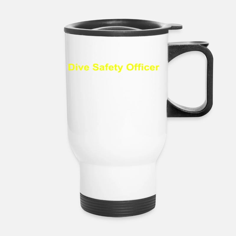 Dive Safety Officer - Thermobecher mit Tragegriff - Weiß