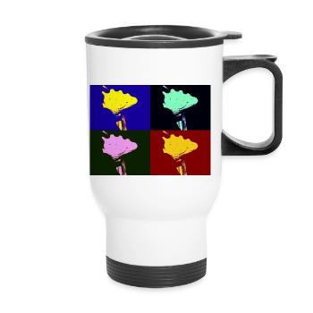 Shell Imagination - Thermal mug with handle - white - Front