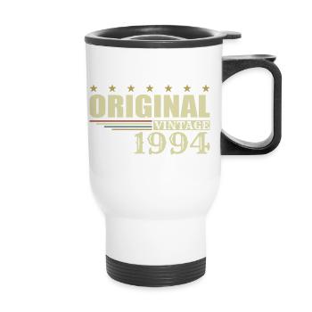 1994 Birthday - 1994 - Thermal mug with handle - white - Front