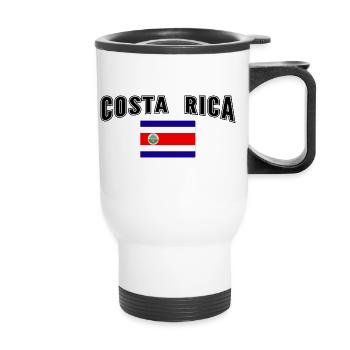Costa Rica - Thermal mug with handle - white - Front