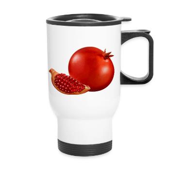 grenade - Tasse isotherme avec poignée - blanc - Devant