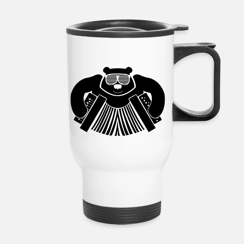 baer_musik - Thermal mug with handle - white