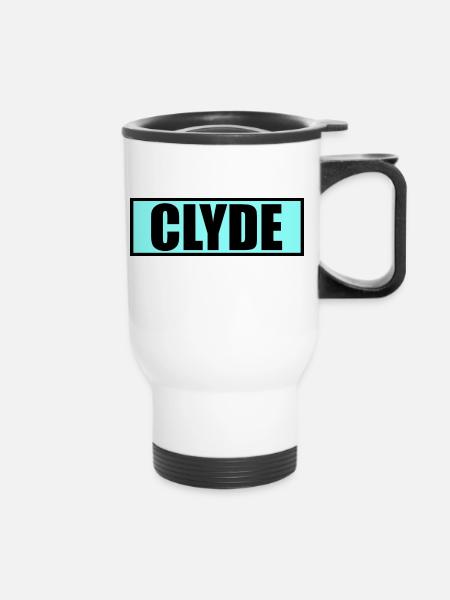 CLYDE - Thermobecher mit Tragegriff - Weiß