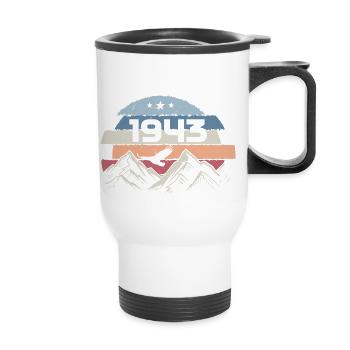 Original 1943 Vintage 1943 Birthday 1943 - Thermal mug with handle - white - Front