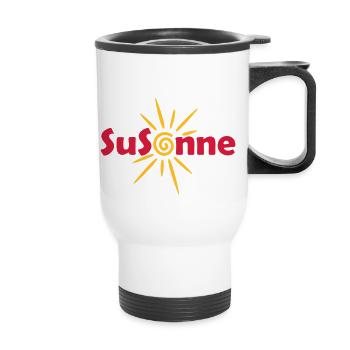 SuSonne - Tasse isotherme avec poignée - blanc - Devant