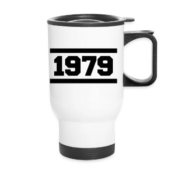 1979 - Thermal mug with handle - white - Front