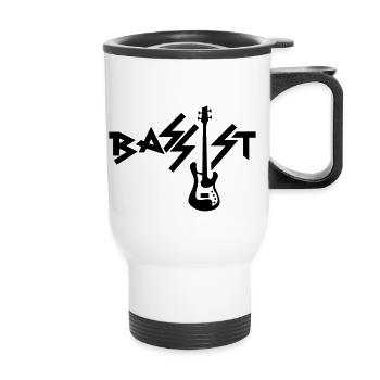 Bassist - Tasse isotherme avec poignée - blanc - Devant