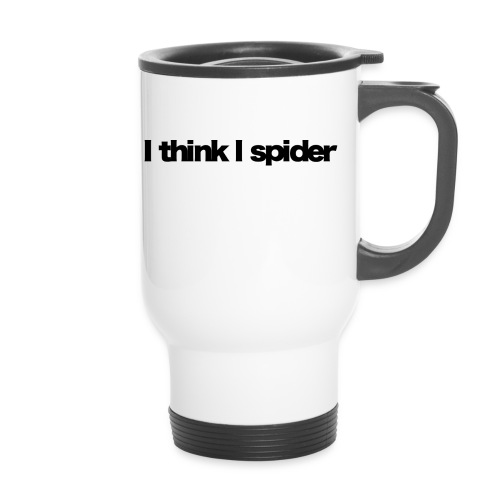i think i spider black 2020 - Thermobecher mit Tragegriff