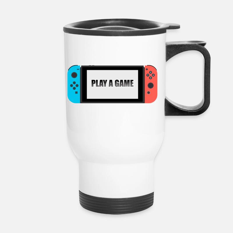 Switch Game - Tasse isotherme avec poignée - blanc